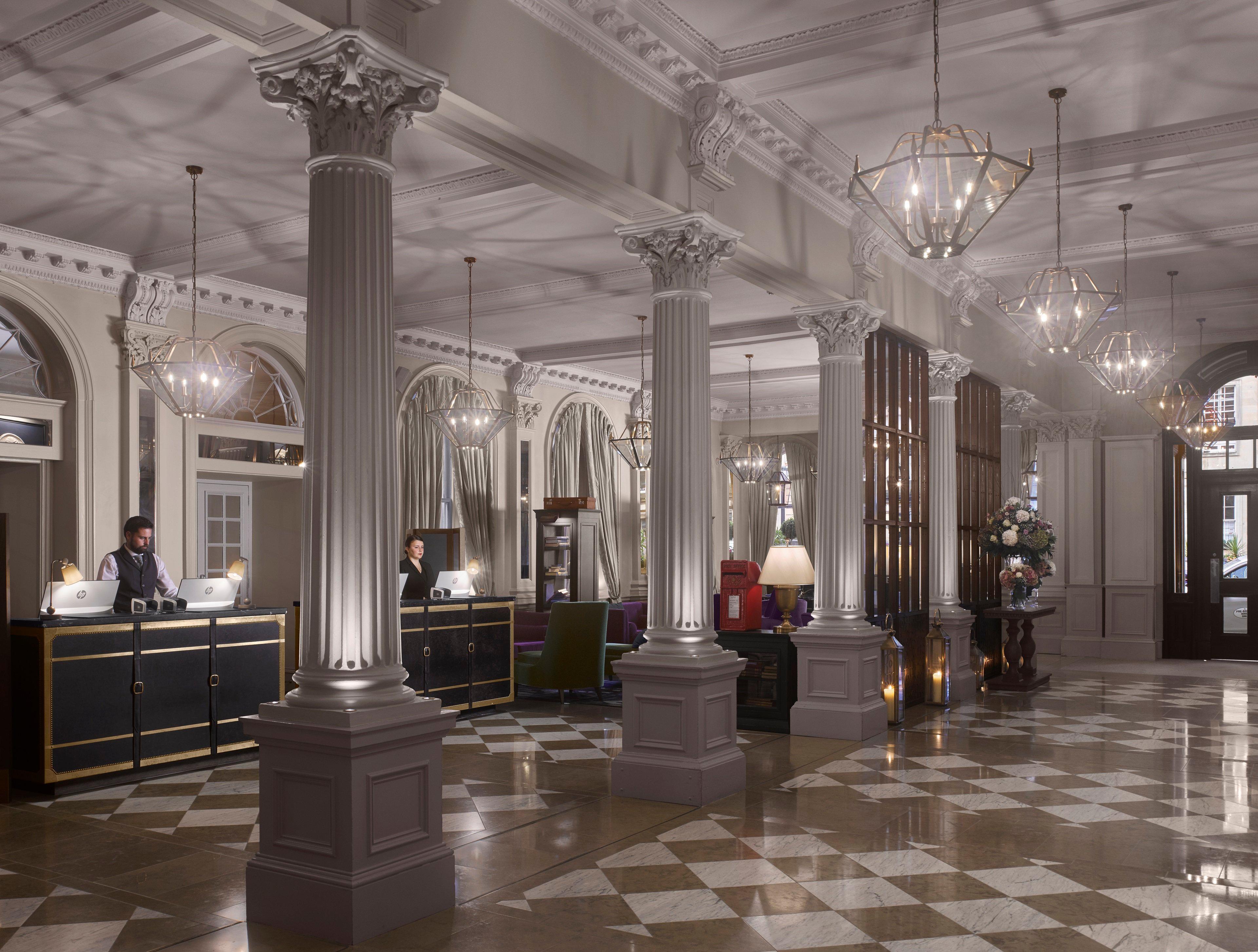 Hotel Intercontinental Edinburgh The George By Ihg Zewnętrze zdjęcie The hotel's lobby