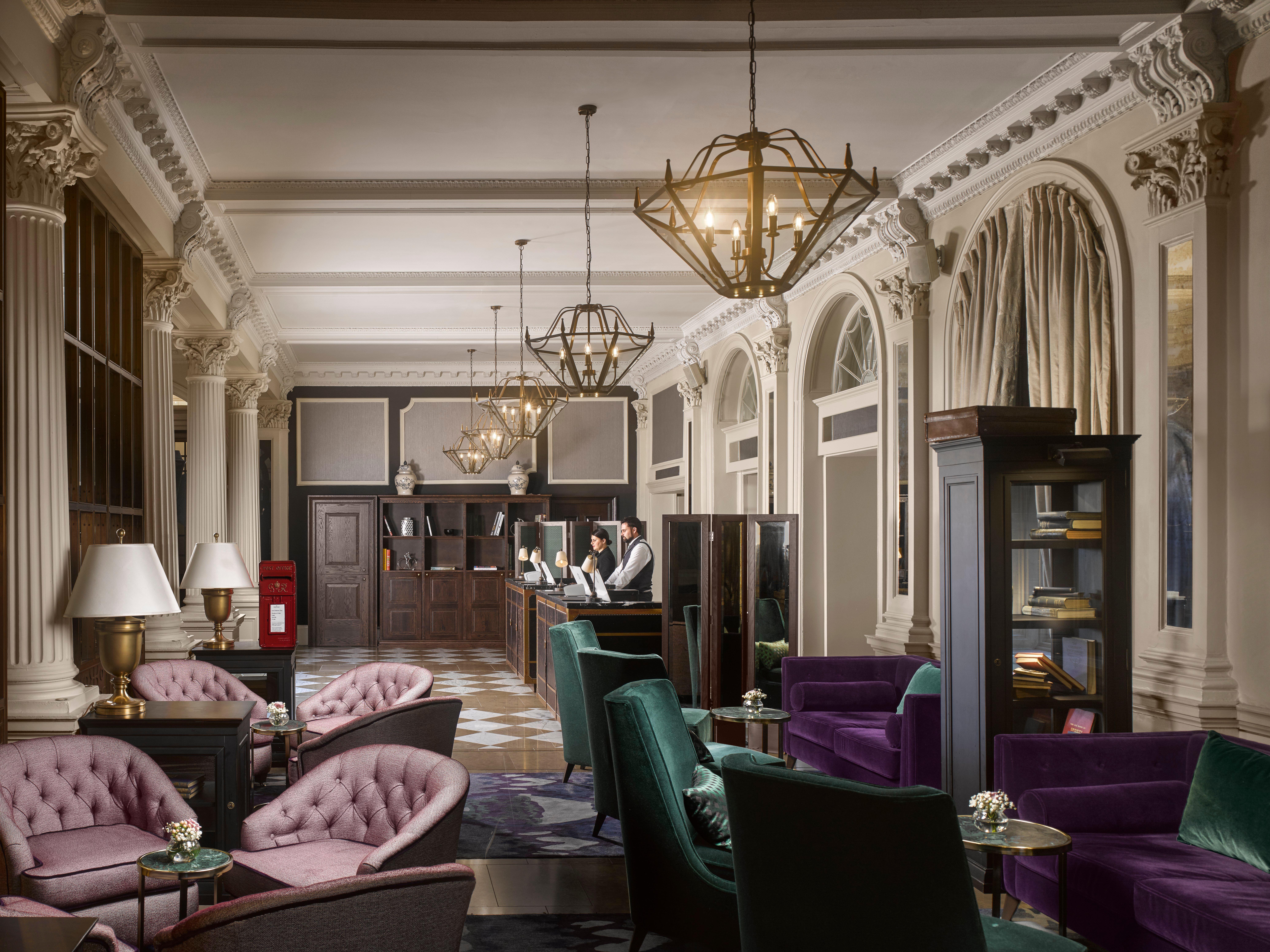 Hotel Intercontinental Edinburgh The George By Ihg Zewnętrze zdjęcie The hotel's lobby